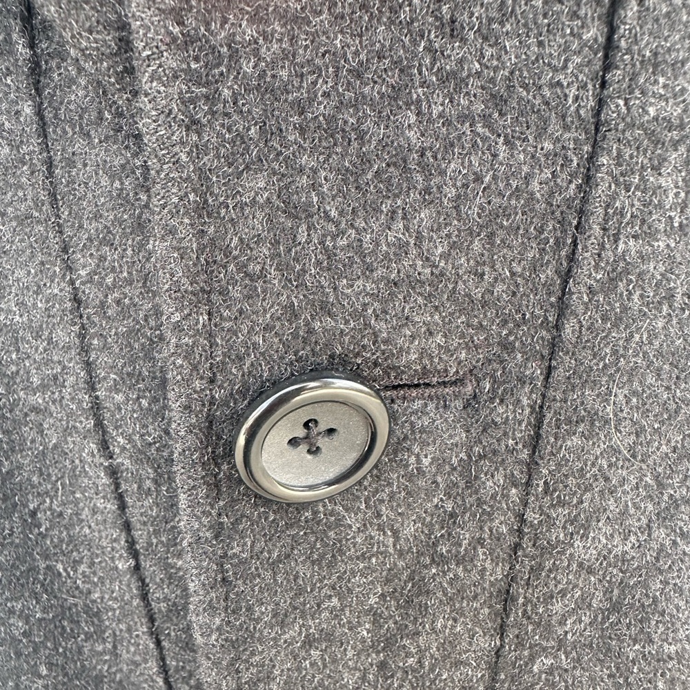 Afazzy New York men's gray/black wool coat size L - Picture 6 of 14